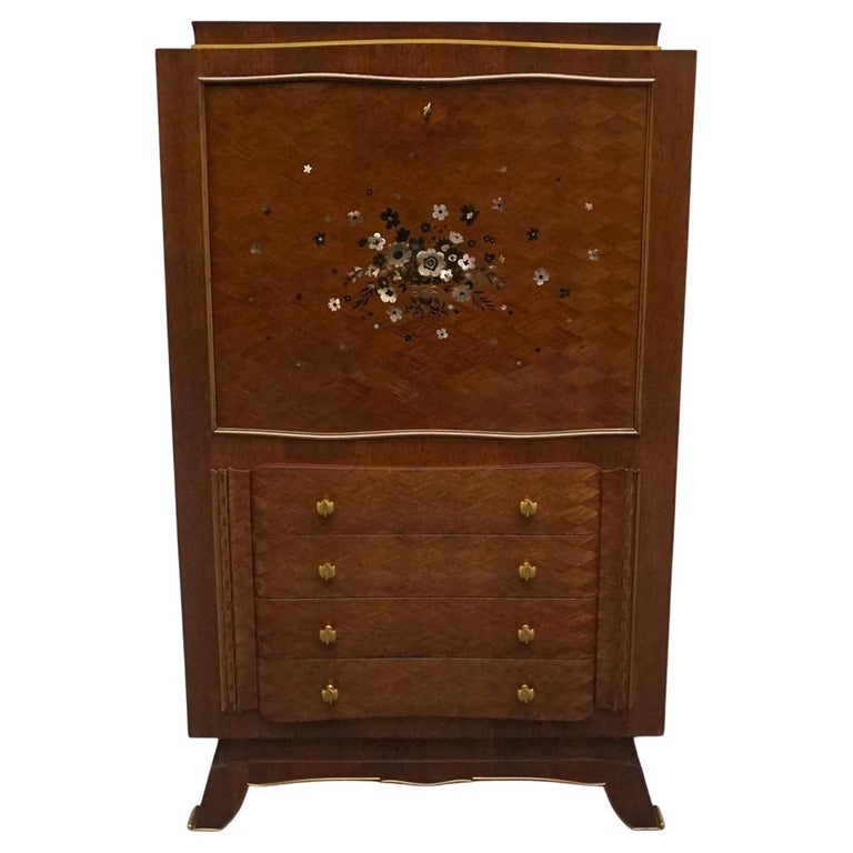 Jules Leleu French Art Deco Secretaire Cabinet - Jeroen Markies Art Deco
