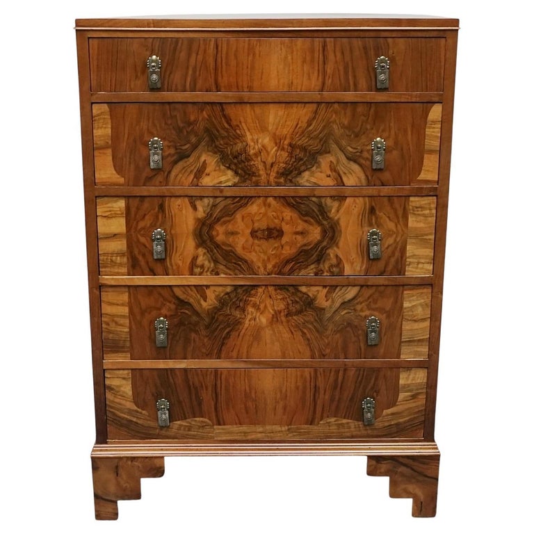 Vintage Furniture - Vintage Art Deco Chest of Drawers - Jeroen Markies Art Deco
