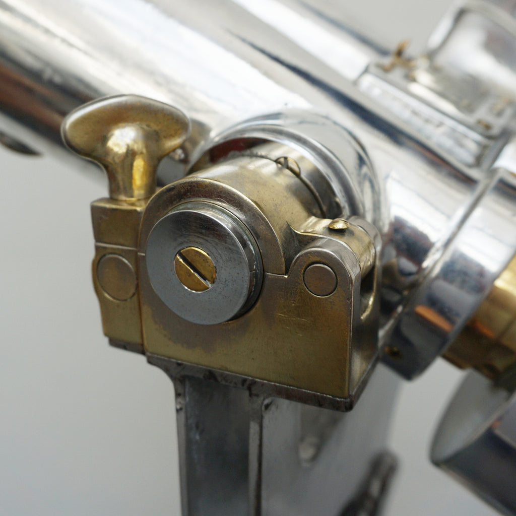 WW11 Japanese 15x80 Naval/Marine Binoculars - Chromed Metal and Brass - Jeroen Markies Art Deco