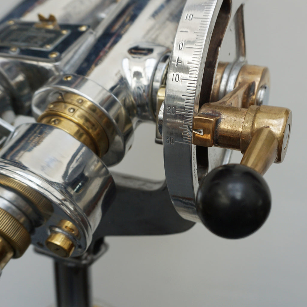 WW11 Japanese 15x80 Naval/Marine Binoculars - Chromed Metal and Brass - Jeroen Markies Art Deco