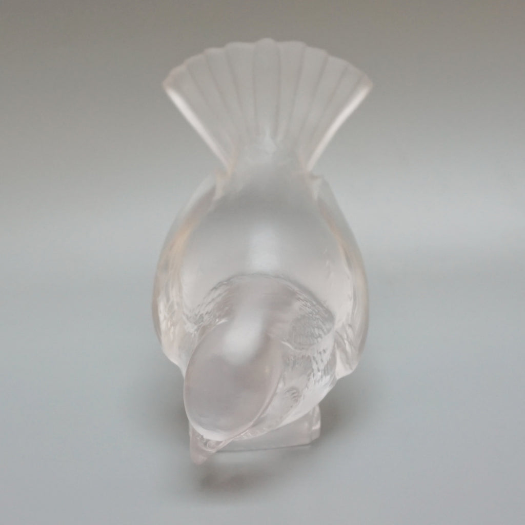 'Moineau Hardi' Vintage Rene Lalique Glass Paperweight - Jeroen Markies Art Deco 