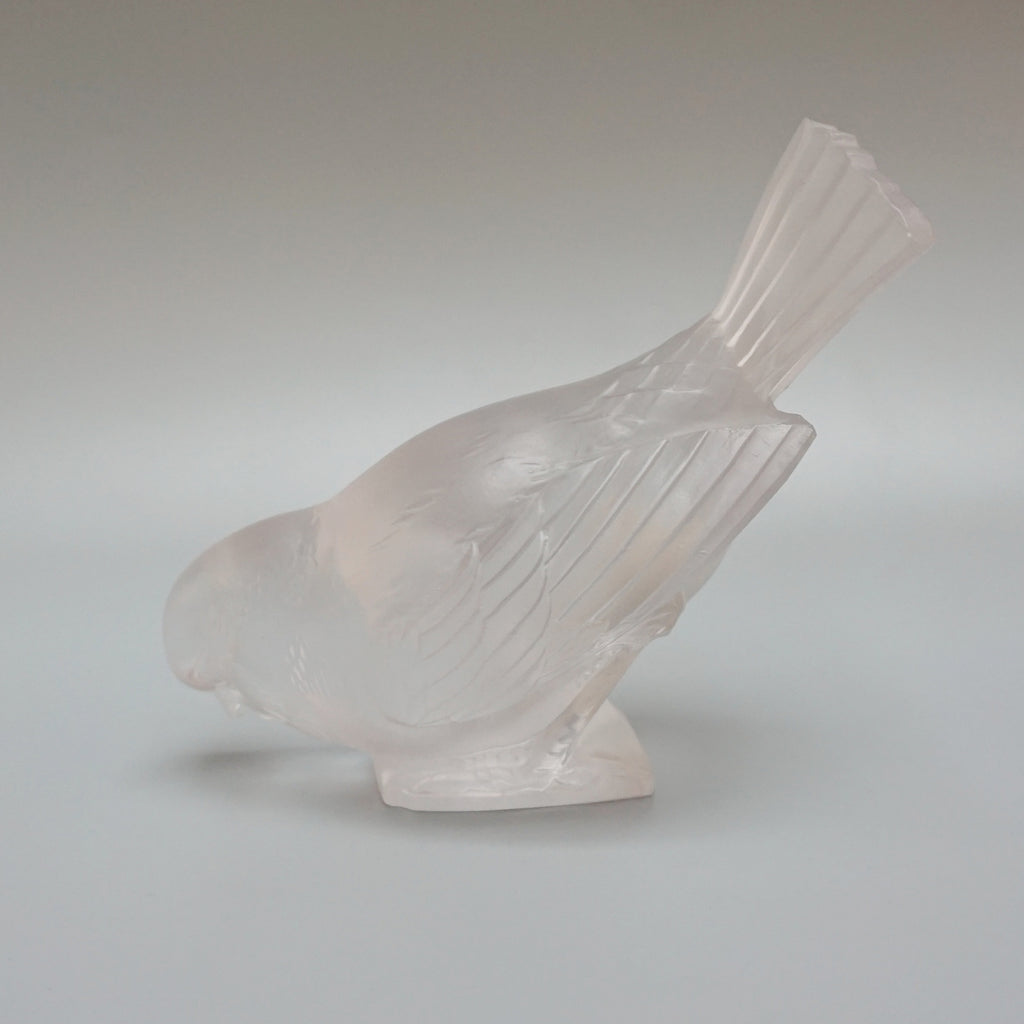 'Moineau Hardi' Vintage Rene Lalique Glass Paperweight - Jeroen Markies Art Deco 