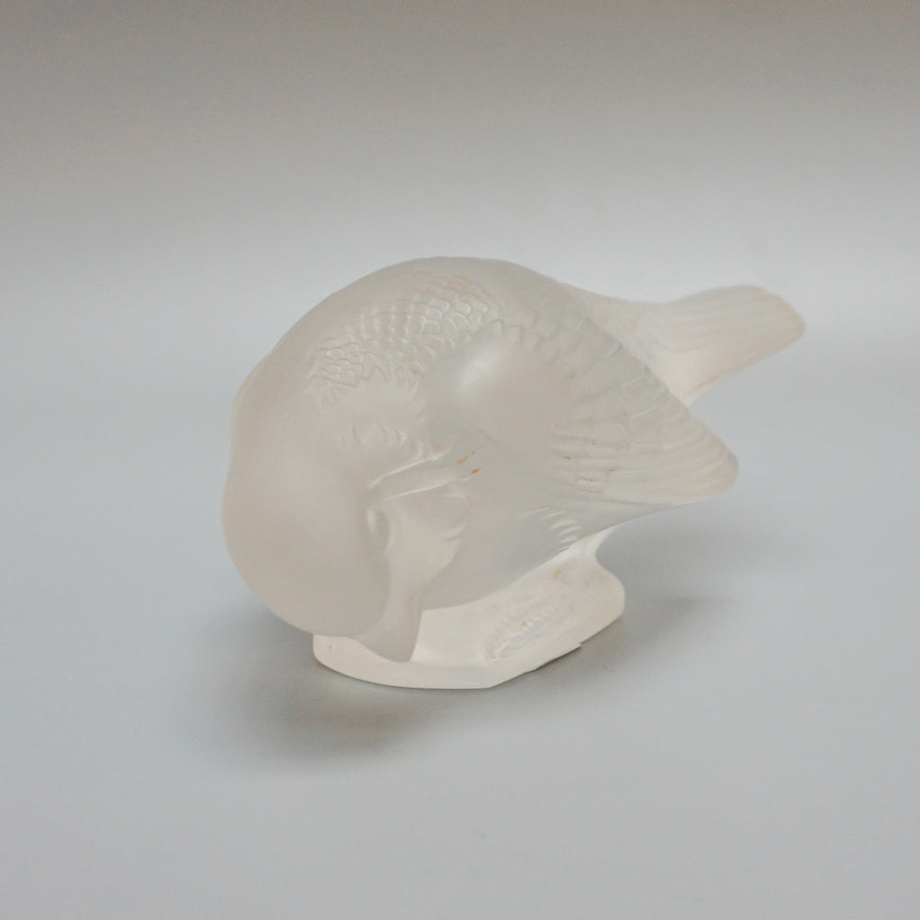 'Moineau Sournois' Lalique Glass Sparrow - Jeroen Markies Art Deco