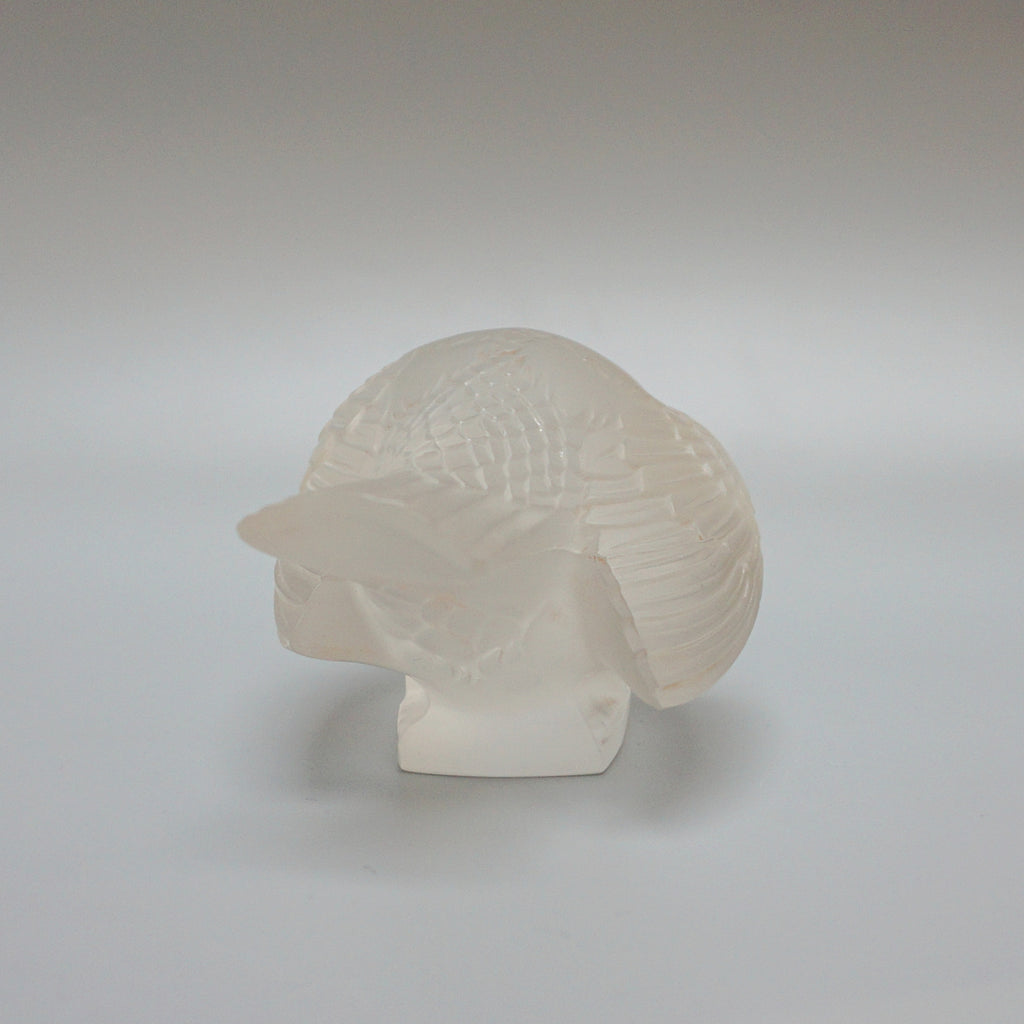 'Moineau Sournois' Lalique Glass Sparrow - Jeroen Markies Art Deco