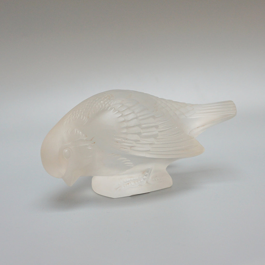 'Moineau Sournois' Lalique Glass Sparrow - Jeroen Markies Art Deco