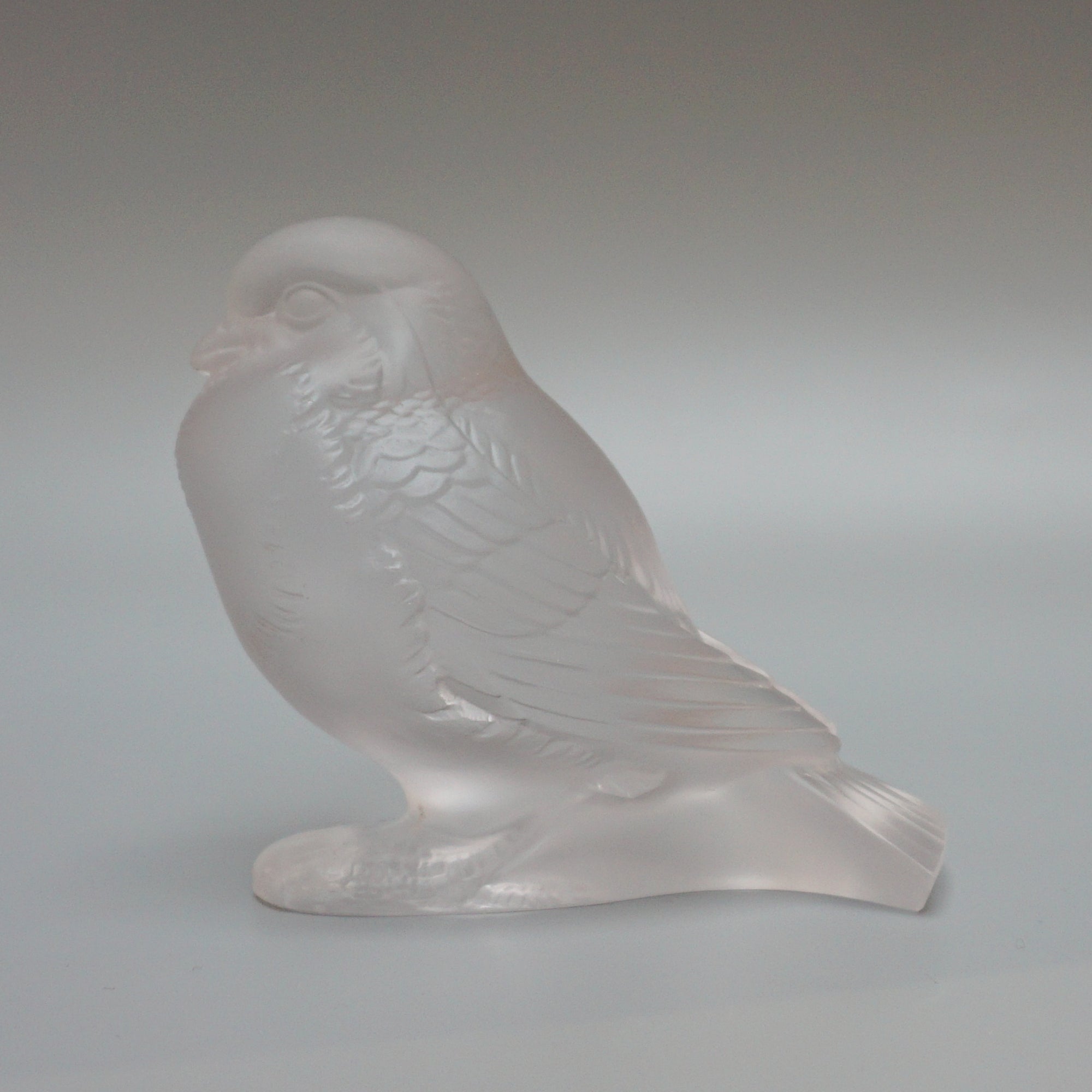 Original Moineau Fier Glass Sparrow Paperweight by Rene Lalique - Jeroen Markies Art Deco