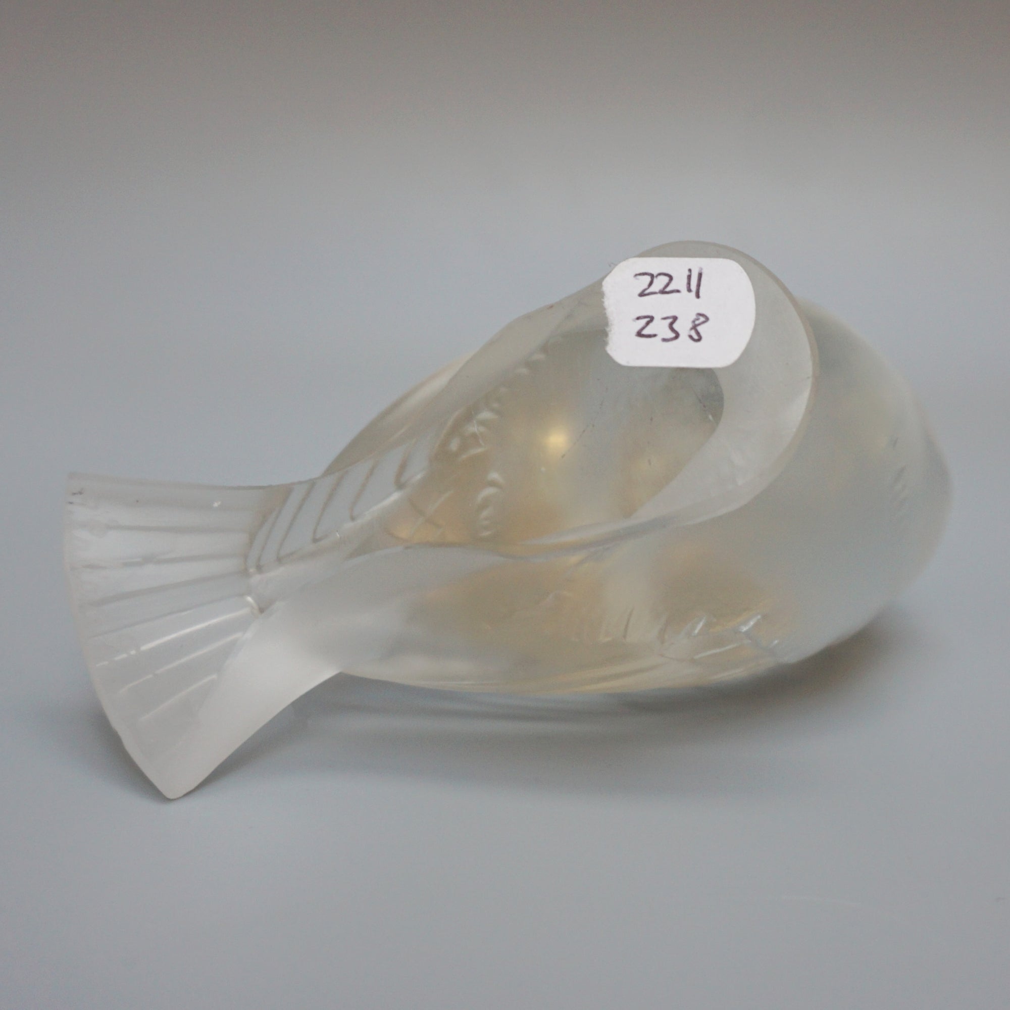 Moineau Fier an Original Frosted Glass Sparrow by Rene Lalique - Jeroen Markies Art Deco