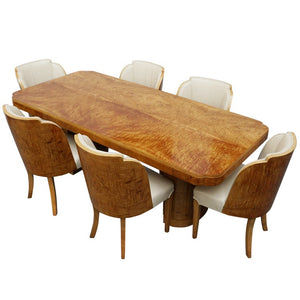 Art Deco Six Seat Dining Suite