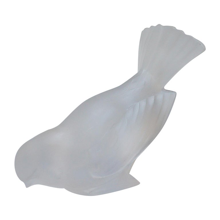 Moineau Timide Lalique Glass Paperweight - Jeroen Markies Art Deco