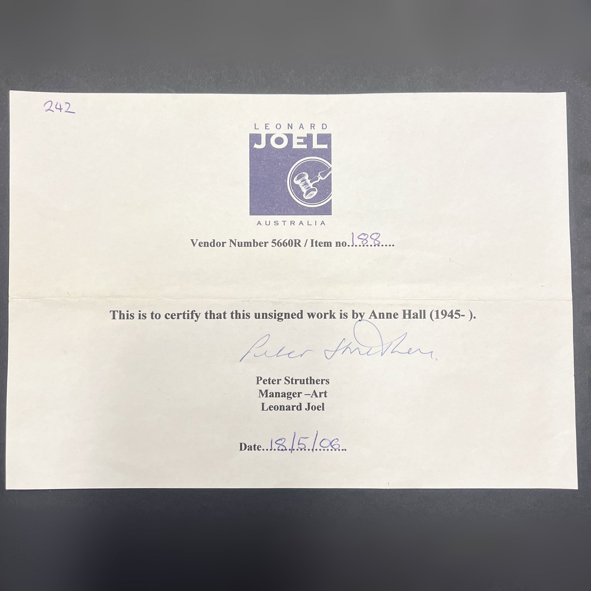 Anne Hall Original Artwork For Sale - Anne Hall Abstract Painting - Markies Antiques Ltd