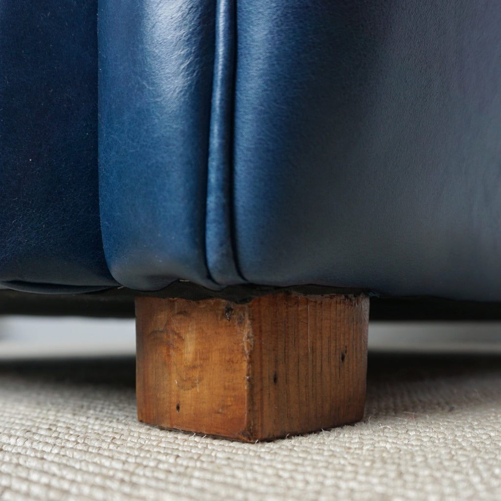 Cobalt Blue Moustache Backed French Club Chairs, 1940's, Art Deco - Jeroen Markies Art Deco