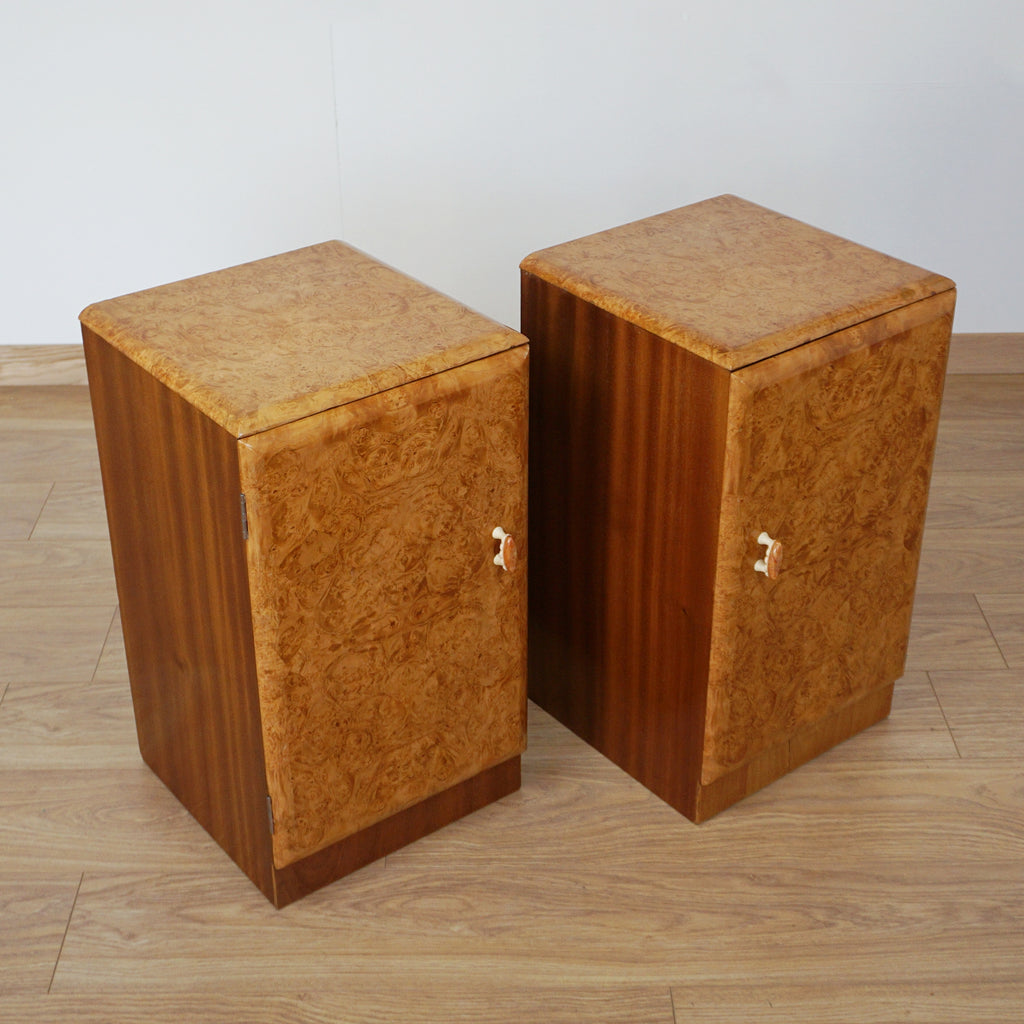 Pair of Art Deco Bedside Cabinets by Harry & Lou Epstein - Jeroen Markies Art Deco