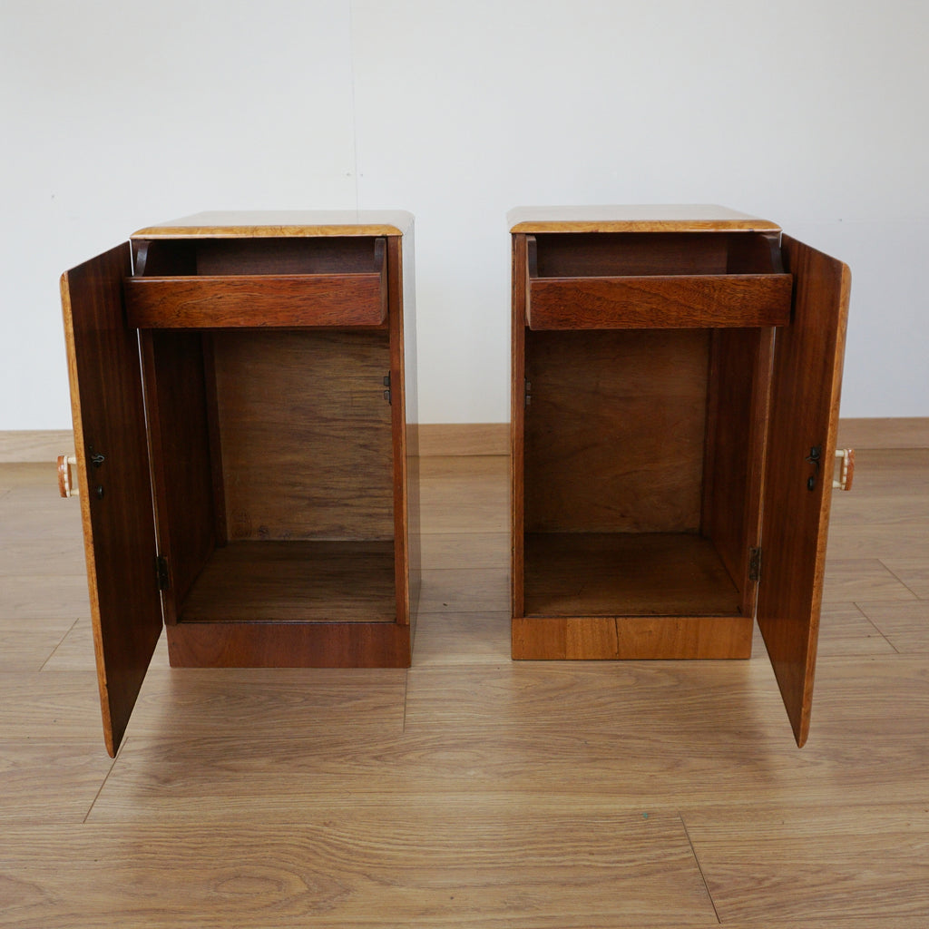 Pair of Art Deco Bedside Cabinets by Harry & Lou Epstein - Jeroen Markies Art Deco