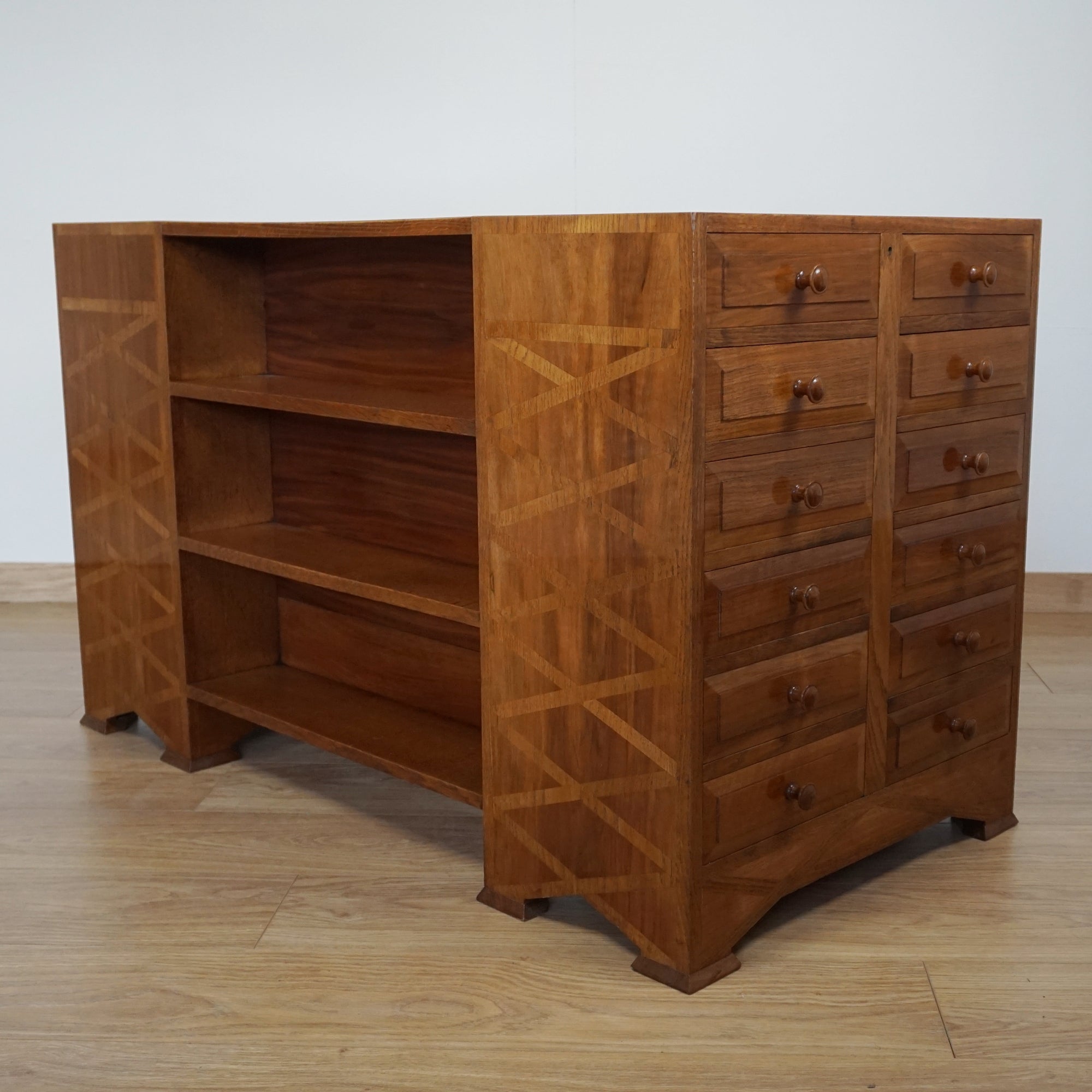 Cotswold School Art Deco Walnut Desk - Jeroen Markies Art Deco