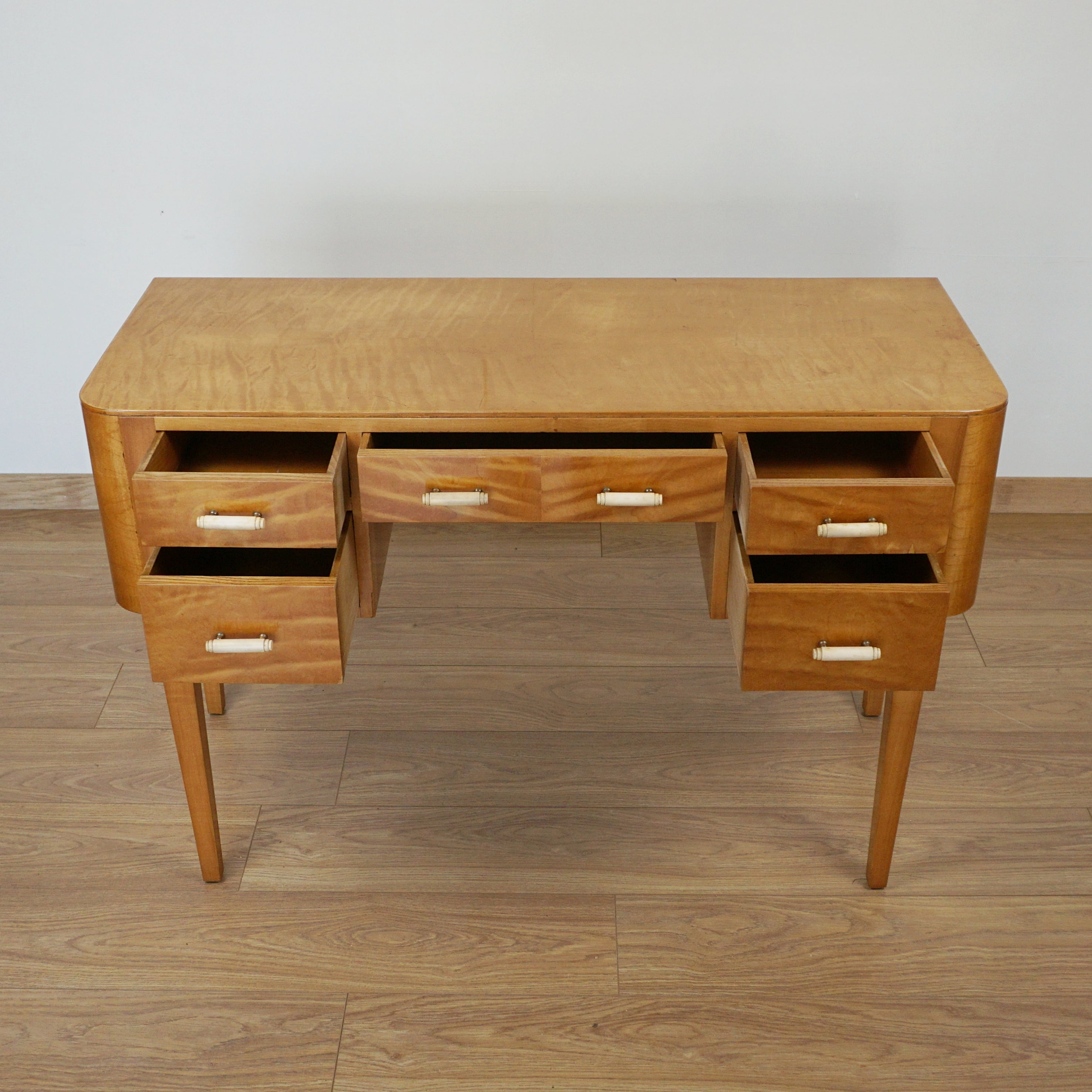 Art Deco Satinwood Writing Desk - Jeroen Markies Art Deco