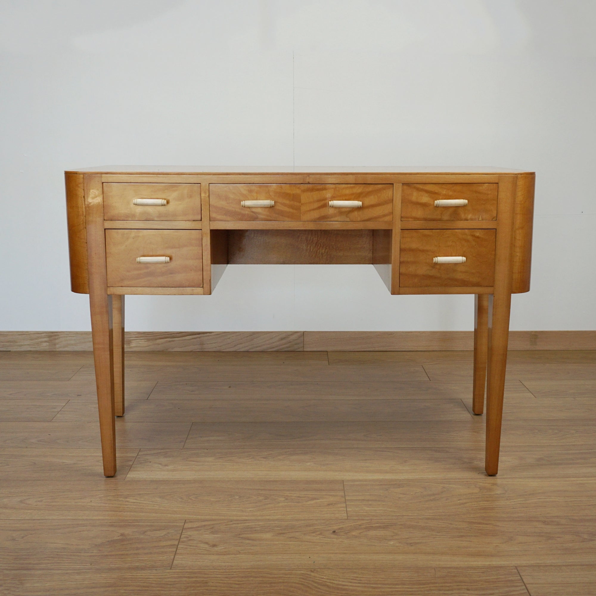 Art Deco Satinwood Writing Desk - Jeroen Markies Art Deco
