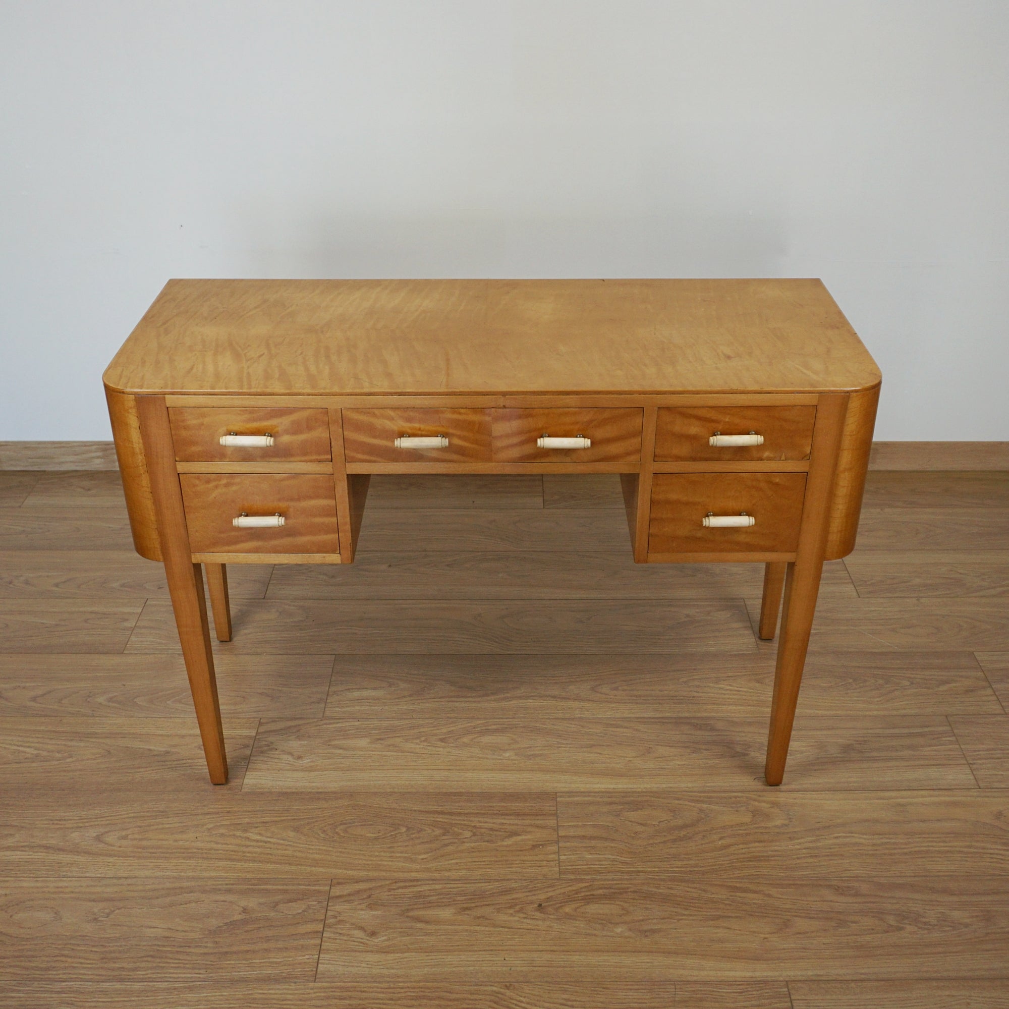 Art Deco Satinwood Writing Desk - Jeroen Markies Art Deco