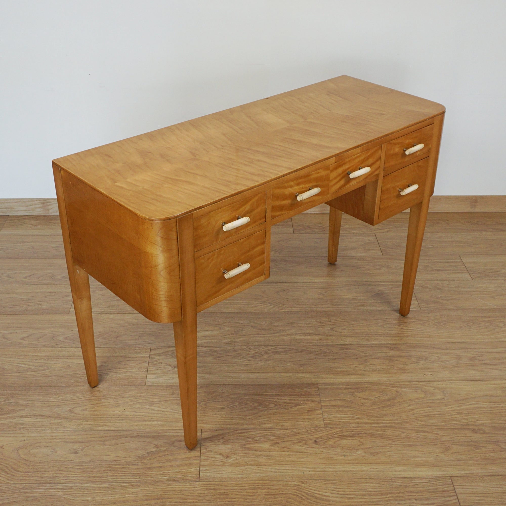 Art Deco Satinwood Writing Desk - Jeroen Markies Art Deco