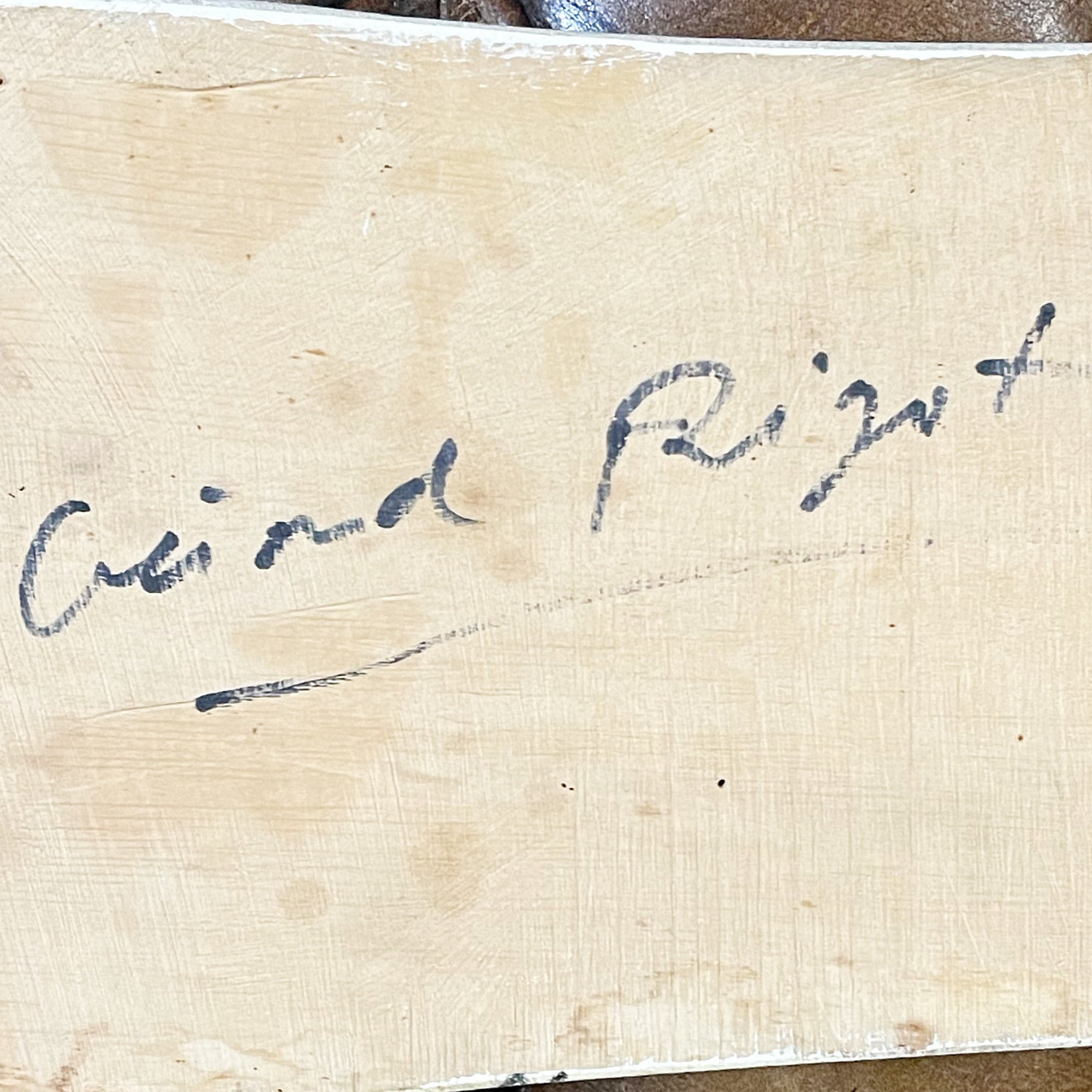 Gerard Rigot (B. 1929) Carved Bench
