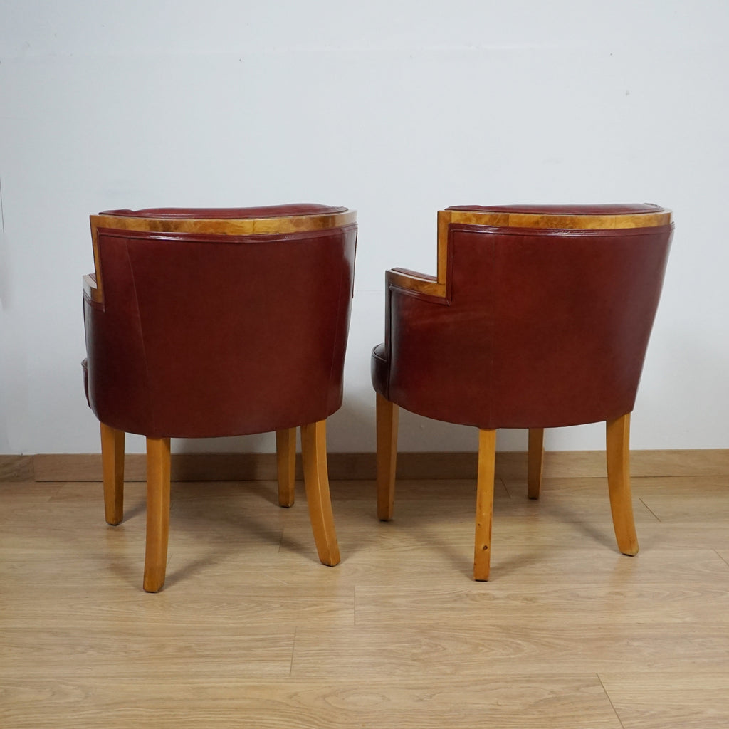 Pair of Art Deco Armchairs by Harry & Lou Epstein