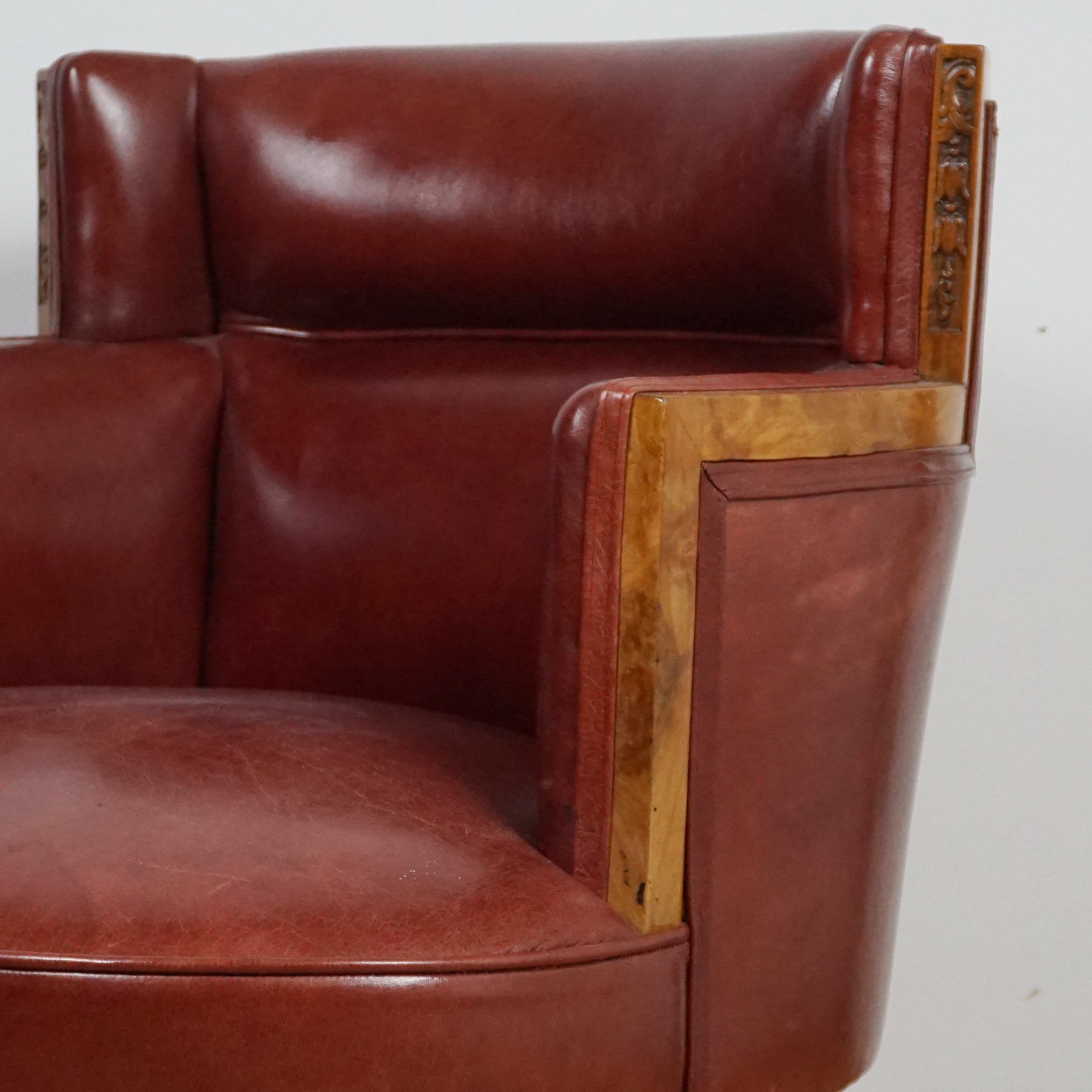 Pair of Art Deco Armchairs by Harry & Lou Epstein