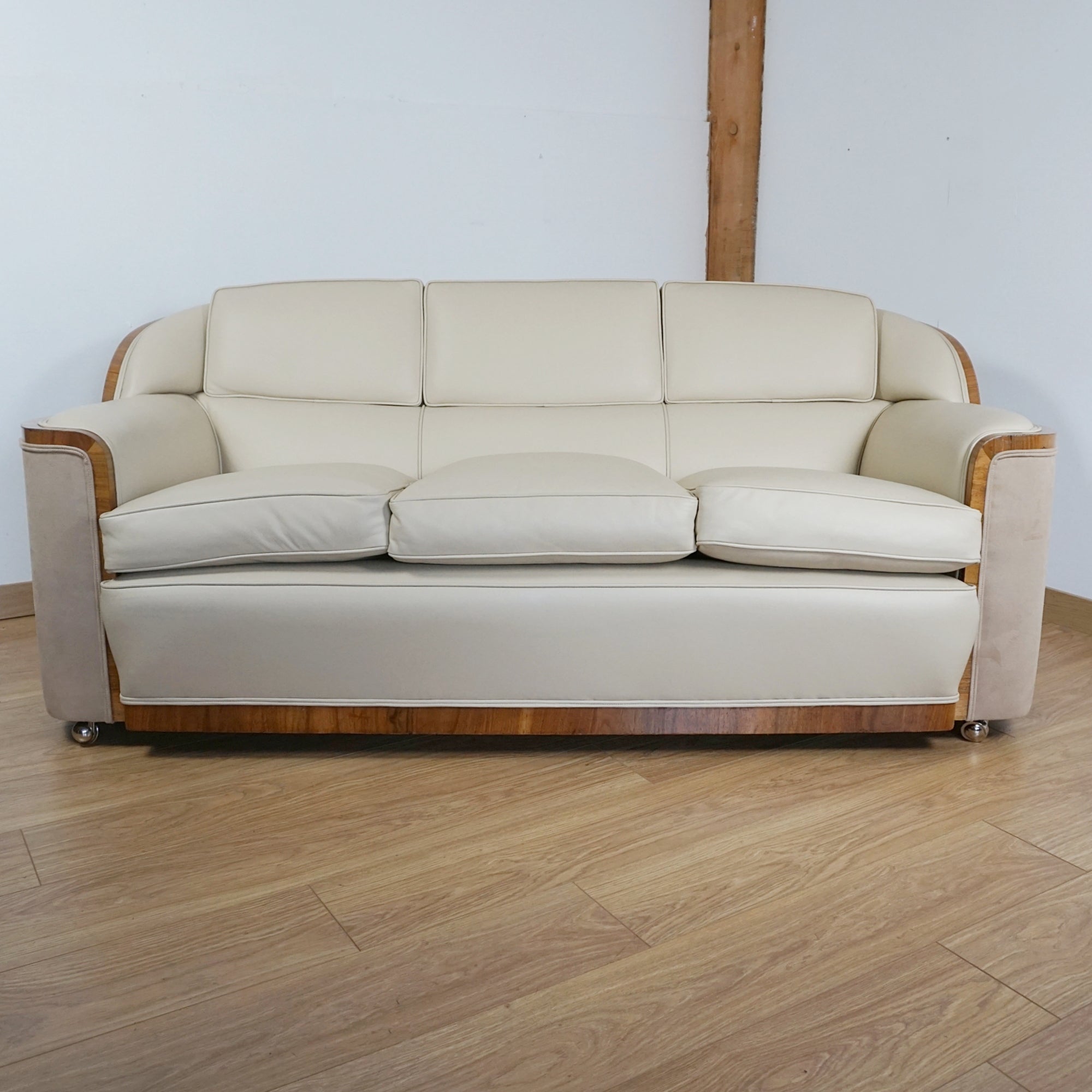 Art Deco Bankers Sofa by Harry & Lou Epstein