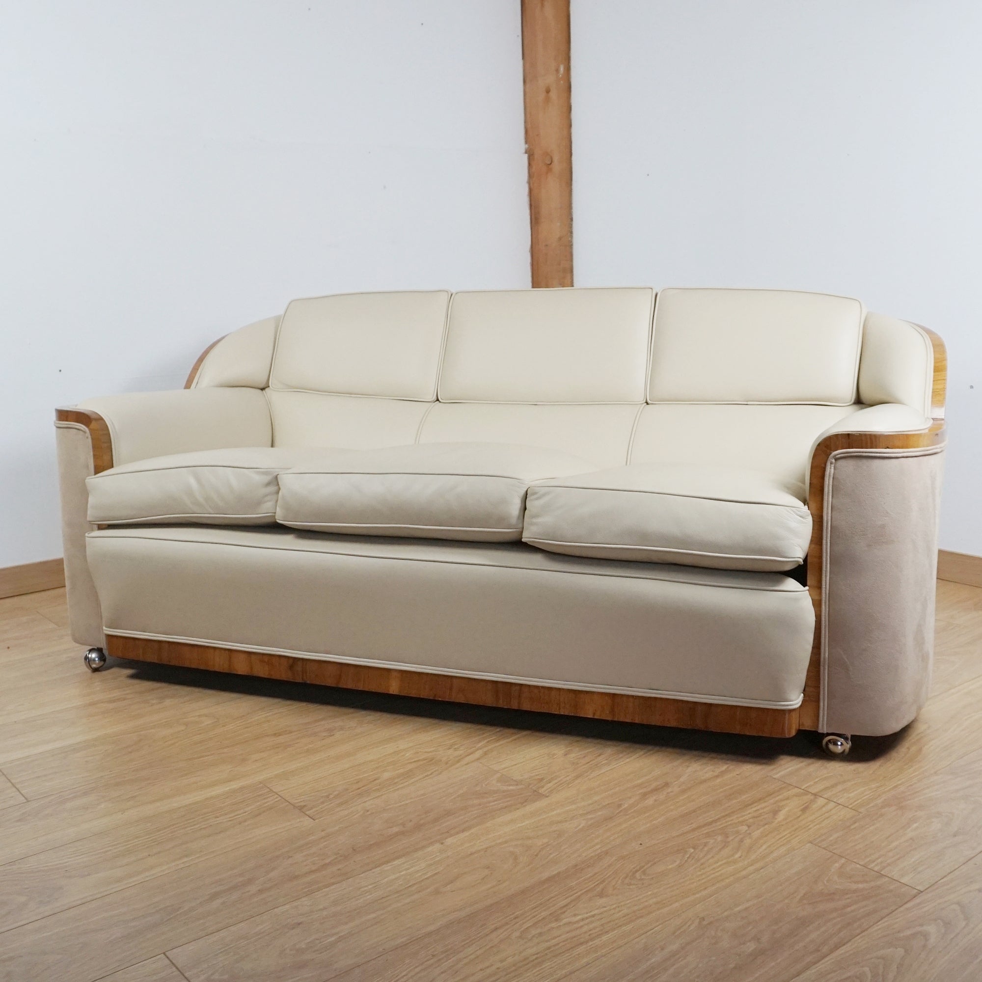 Art Deco Bankers Sofa by Harry & Lou Epstein