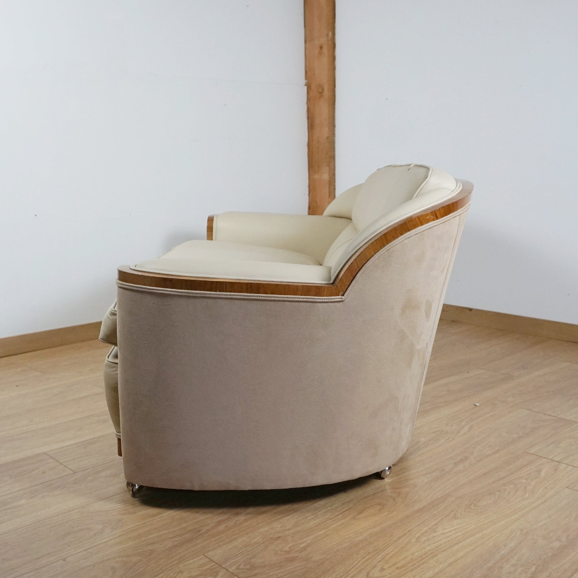 Art Deco Bankers Sofa by Harry & Lou Epstein