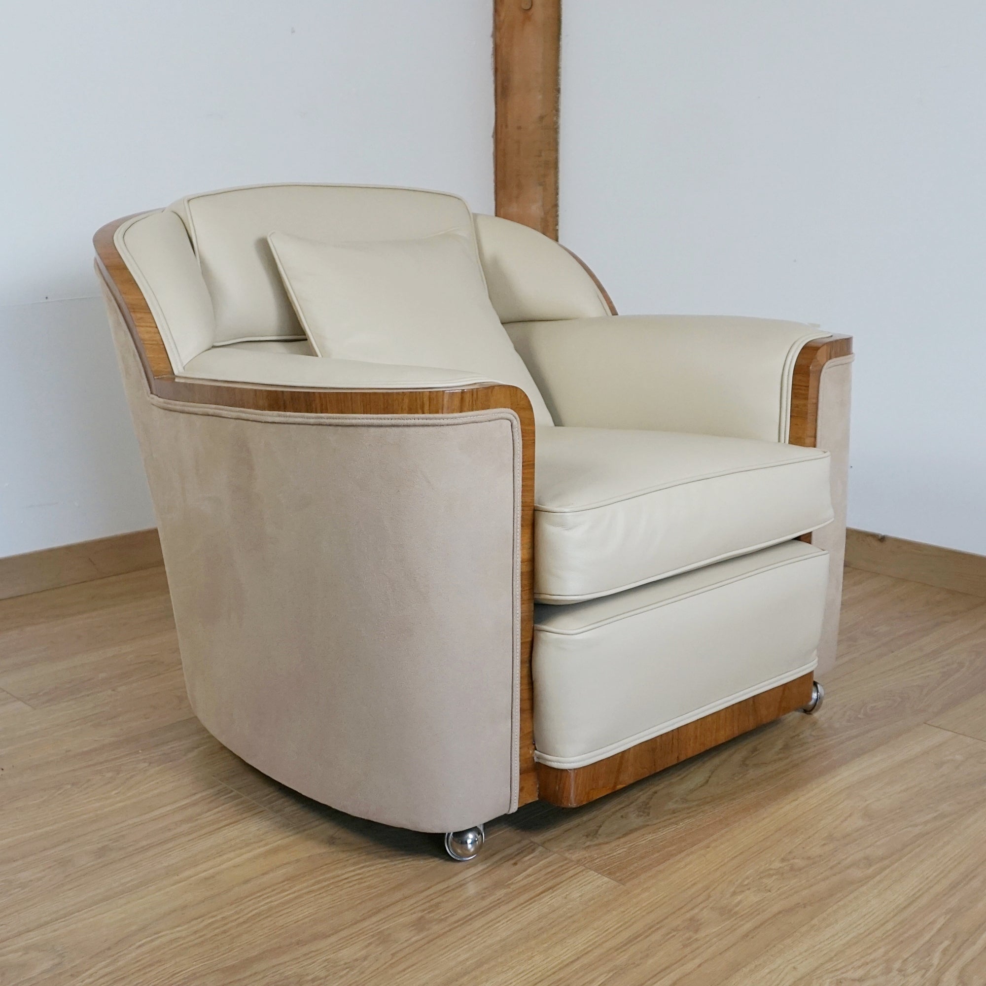 Pair of Art Deco Bankers Chairs by Harry & Lou Epstein