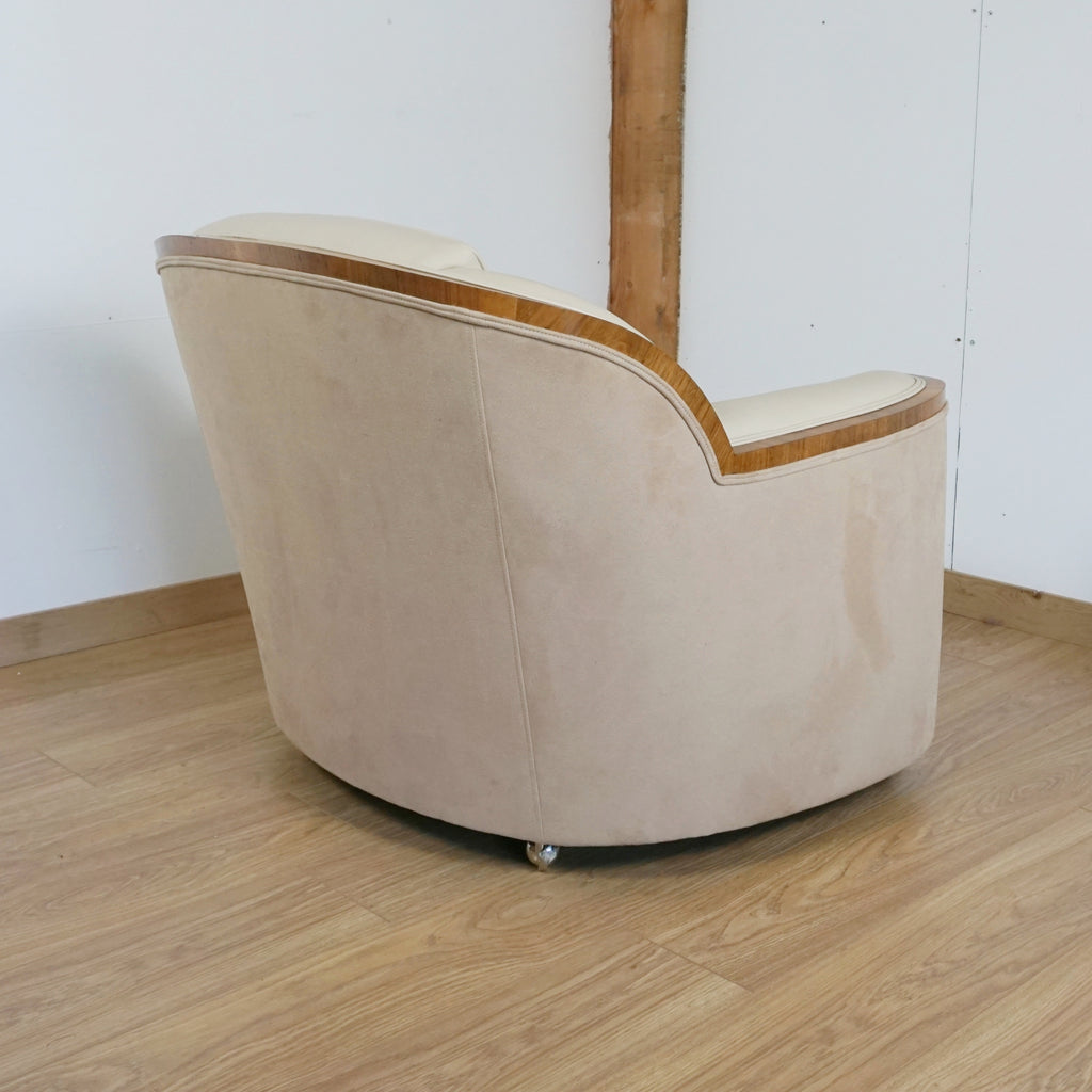 Pair of Art Deco Bankers Chairs by Harry & Lou Epstein