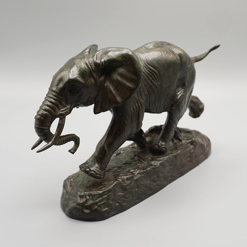 Elephant Du Senegal Bronze by Antoine-Louis Barye - Jeroen Markies Art Deco