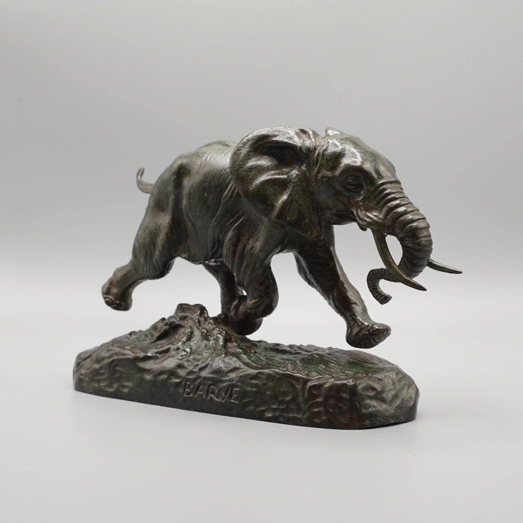 Elephant Du Senegal Bronze by Antoine-Louis Barye - Jeroen Markies Art Deco