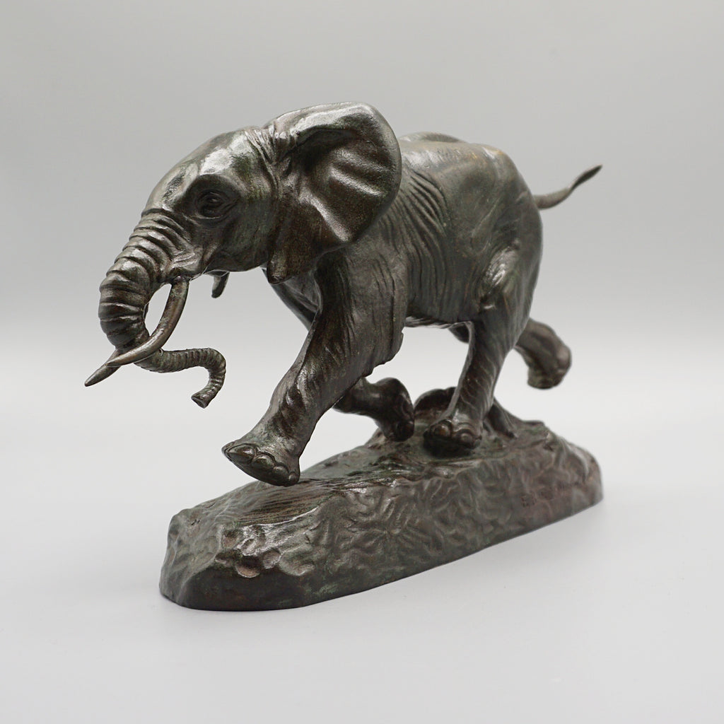 Elephant Du Senegal Bronze by Antoine-Louis Barye - Jeroen Markies Art Deco