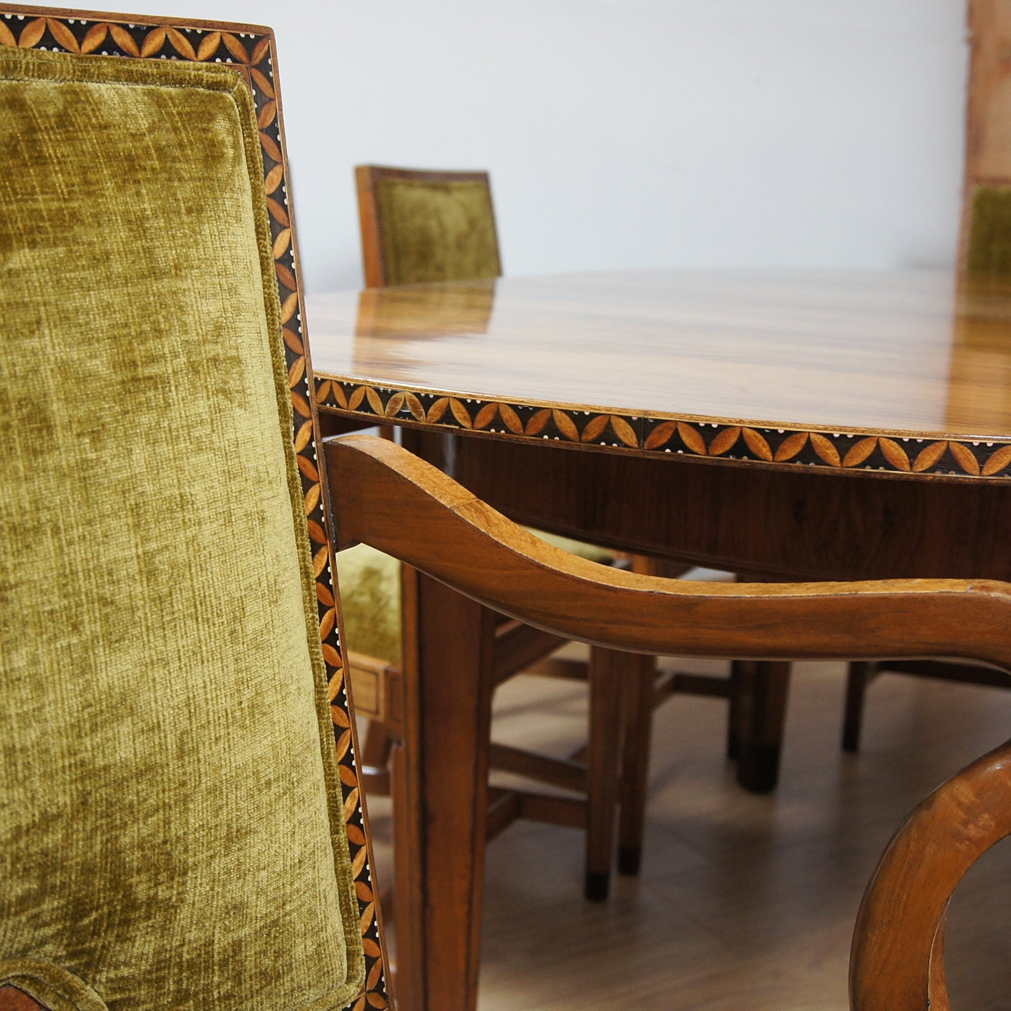 Art Deco Six Seater Dining Suite