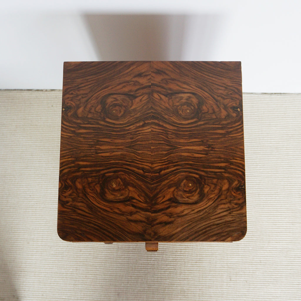 Pair of Art Deco Figured Walnut Bedside Cabinets. 1930's bedroom furniture - Jeroen Markies Art Deco