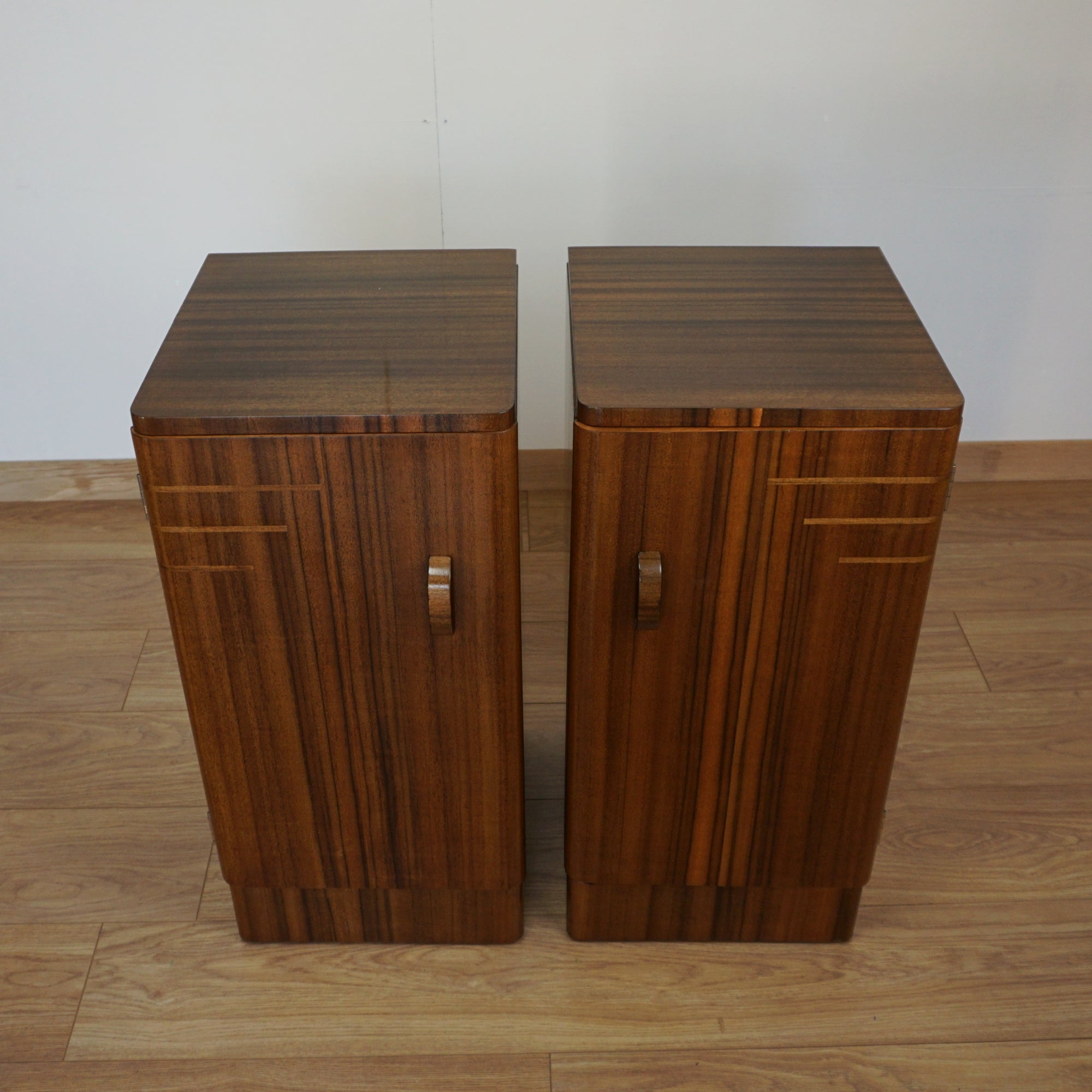 Pair of Art Deco Bedside Cabinets