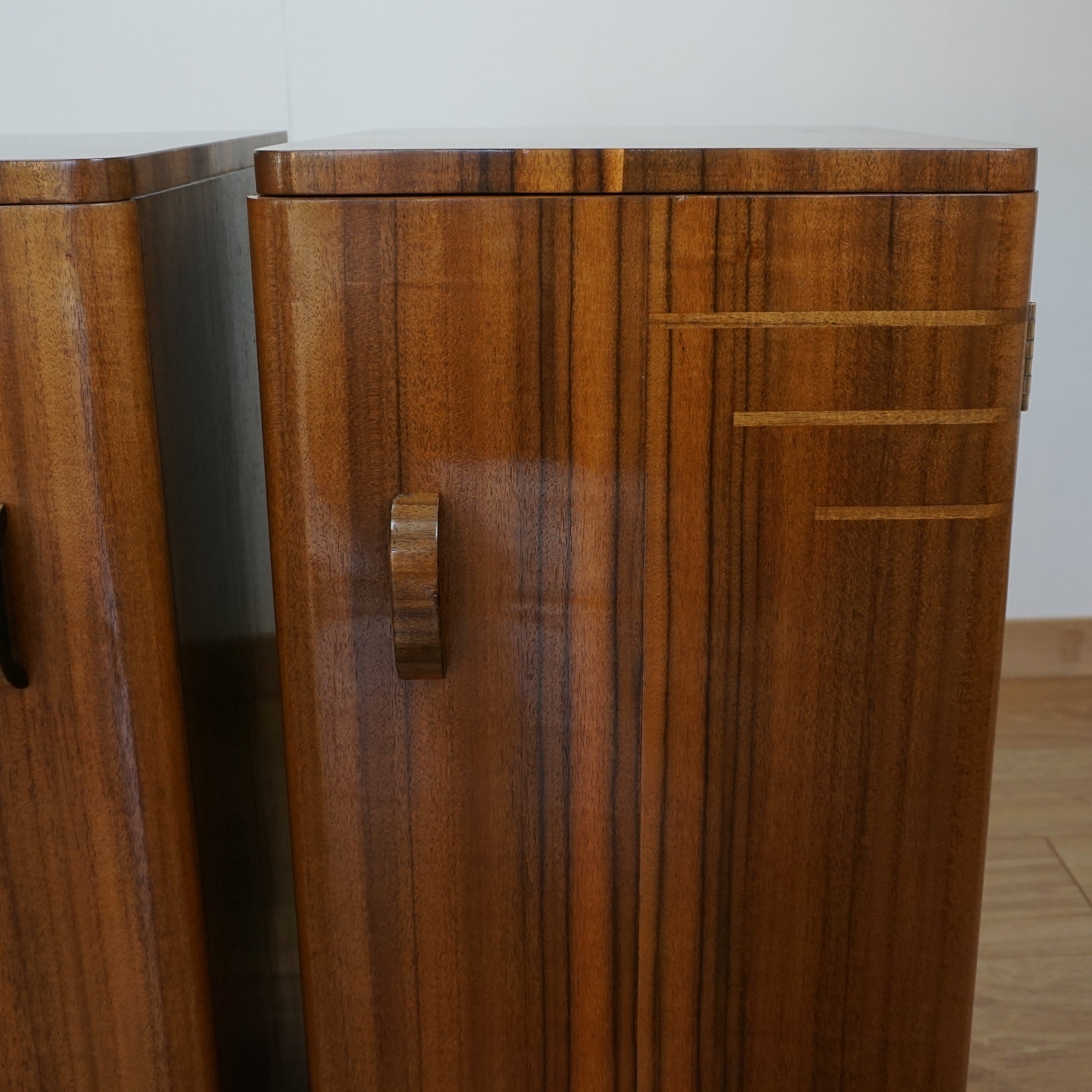 Pair of Art Deco Bedside Cabinets