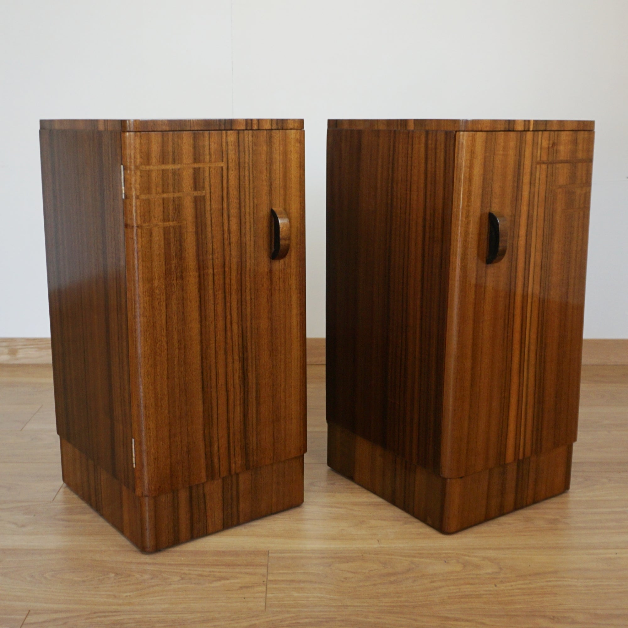Pair of Art Deco Bedside Cabinets