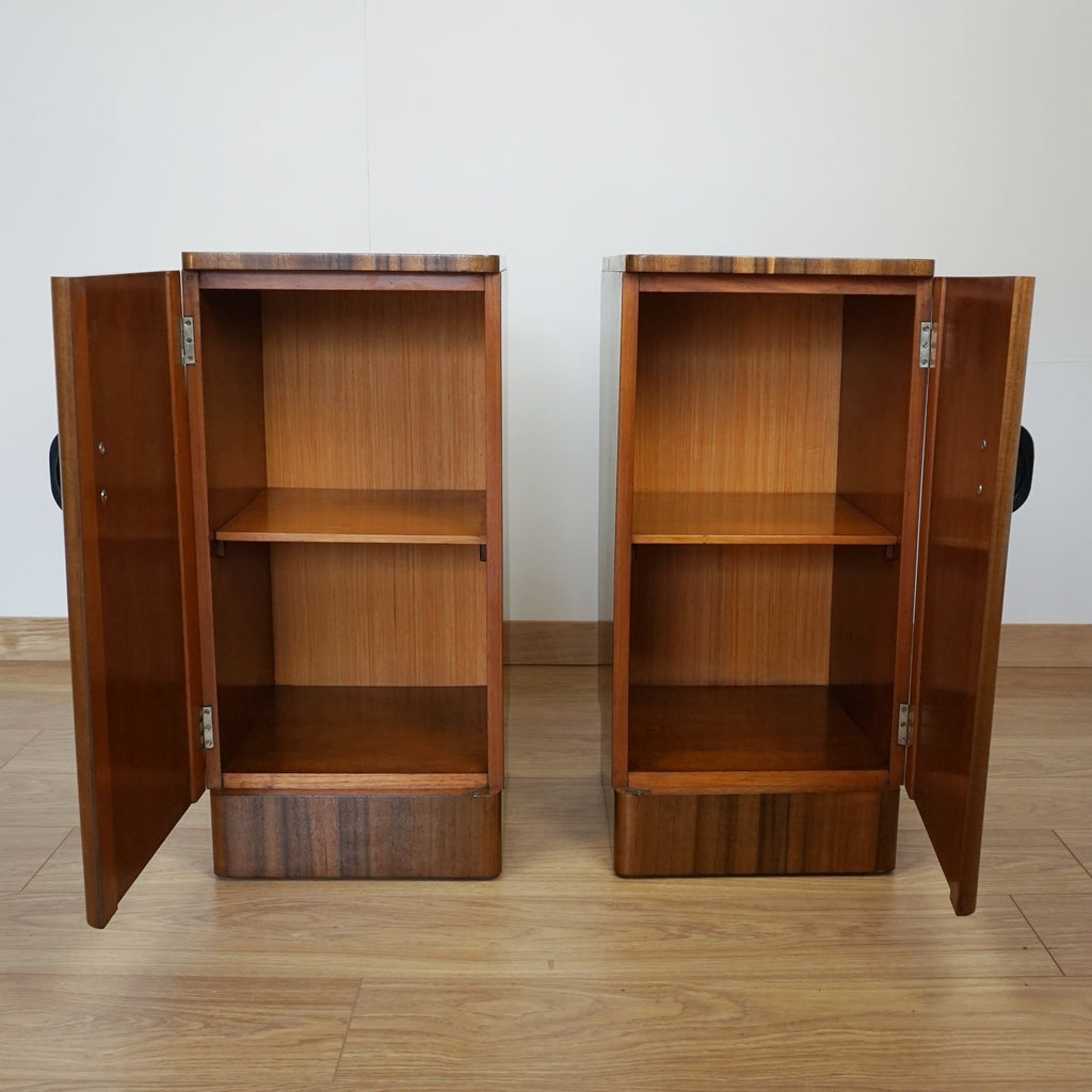 Pair of Art Deco Bedside Cabinets