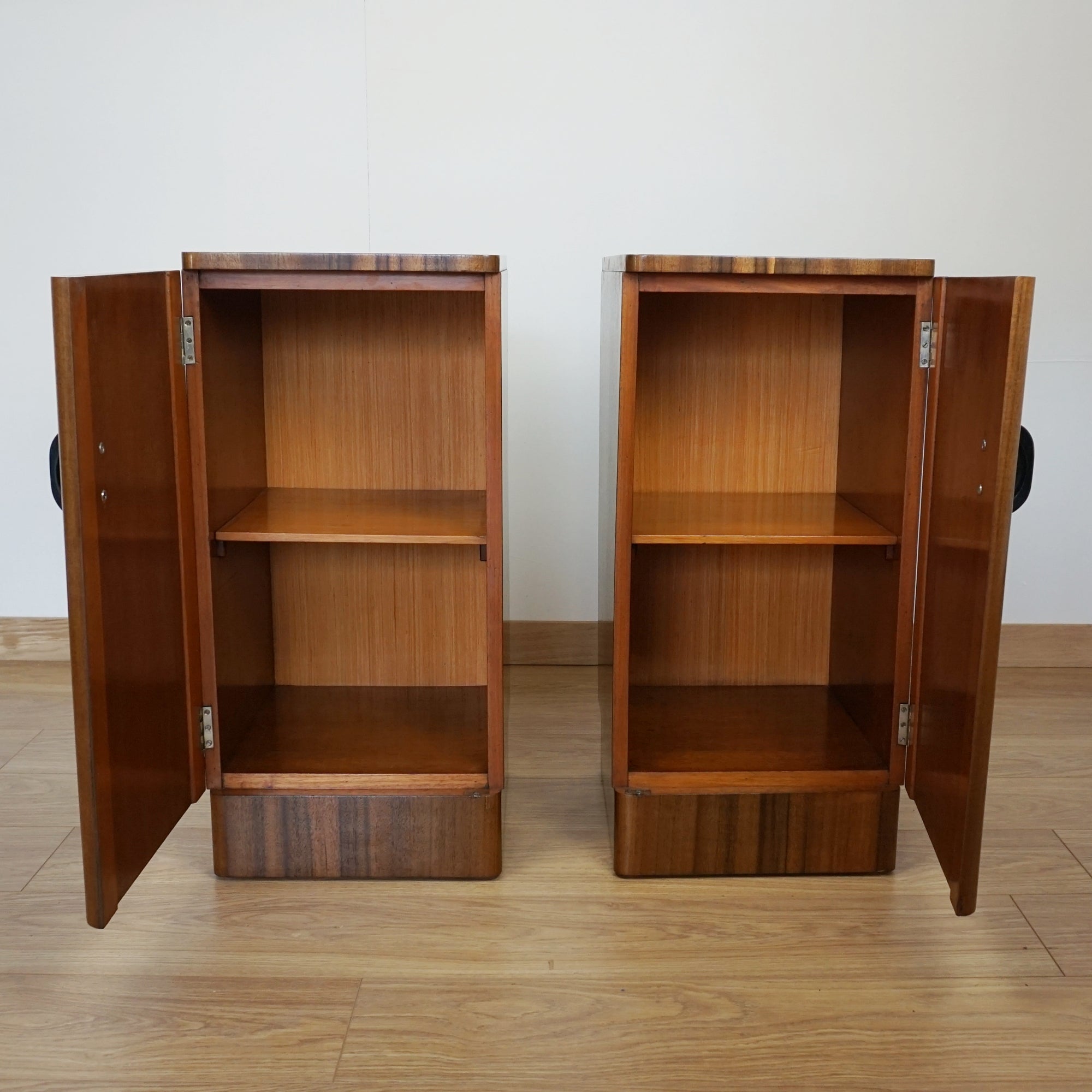 Pair of Art Deco Bedside Cabinets