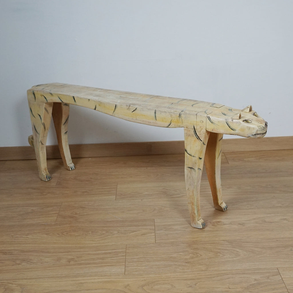 Gerard Rigot (B. 1929) Carved Bench