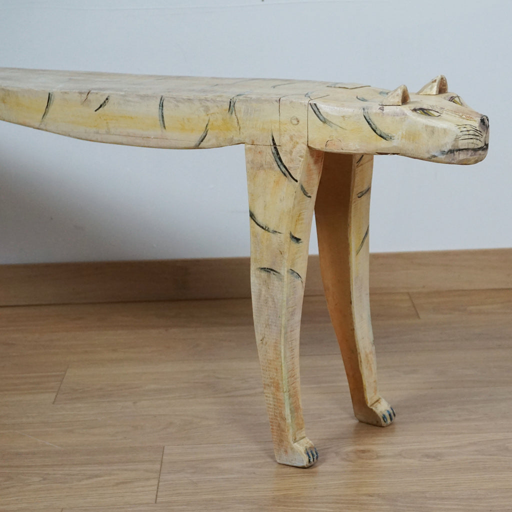 Gerard Rigot (B. 1929) Carved Bench