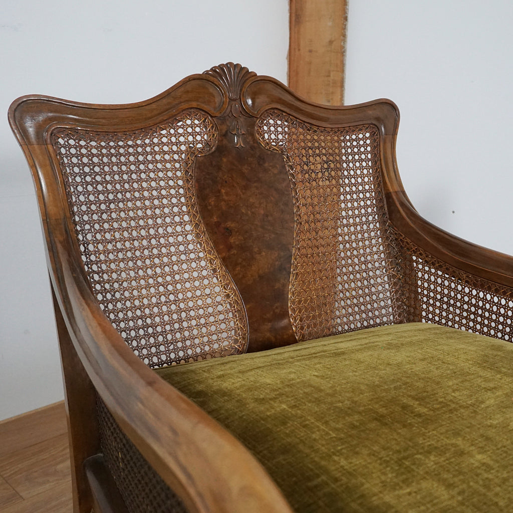 Pair of Early 20th Century Bergère Lounge Chairs