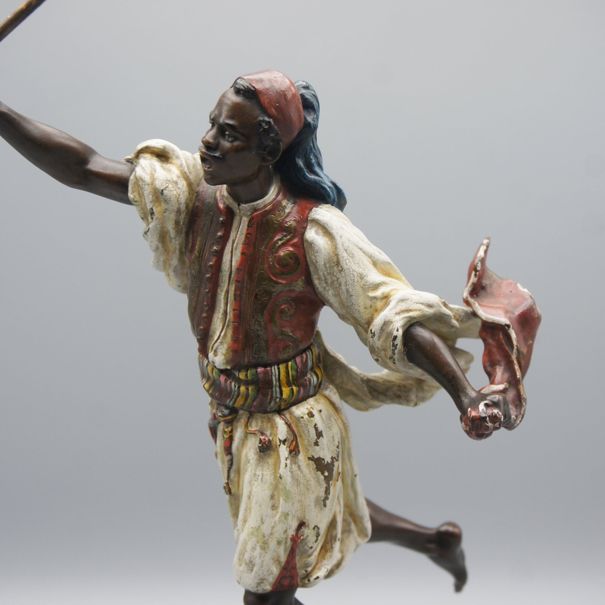 Original Franz Bergman Sculpture 'Runnin Man' Franz Bergman - Markies Antiques Ltd