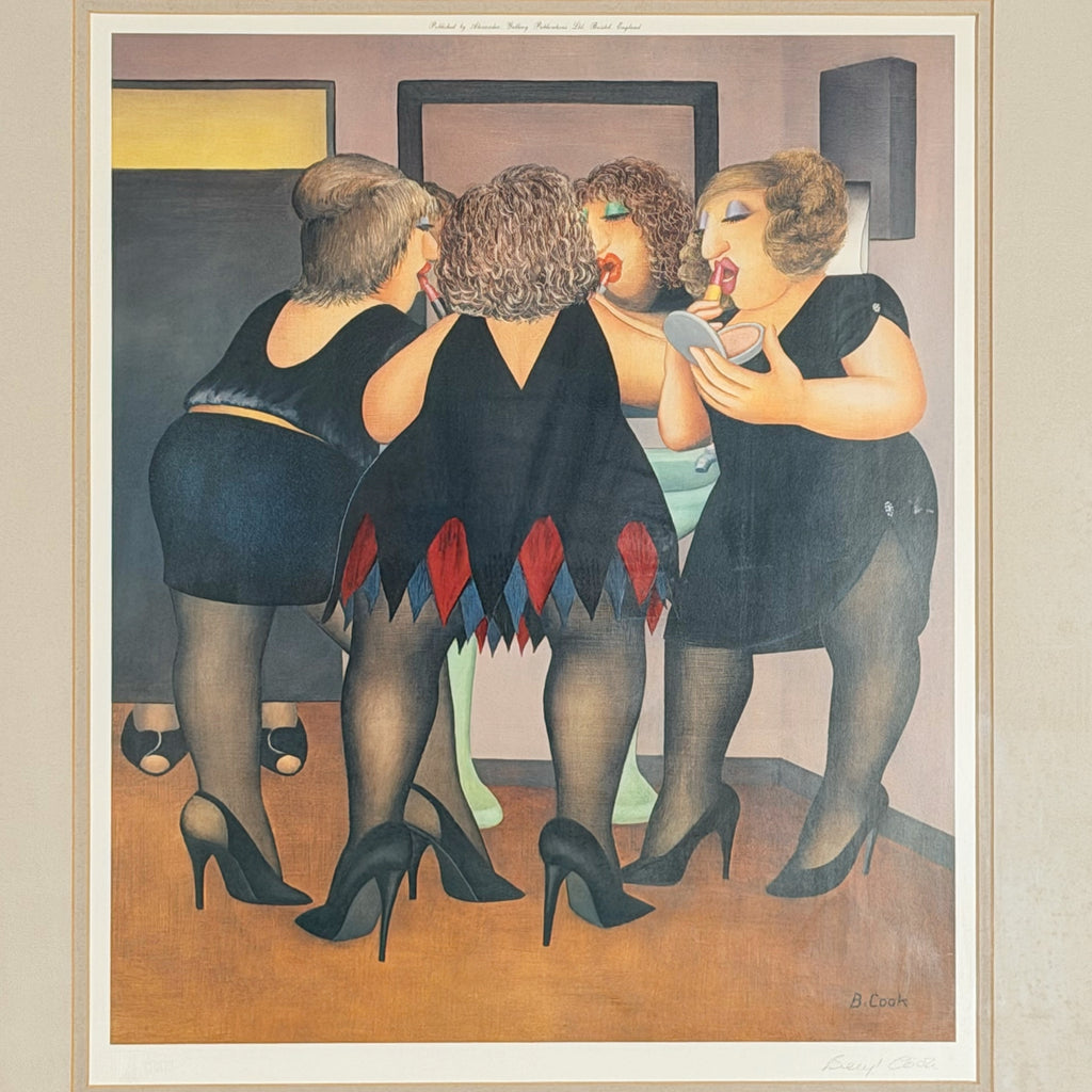 'Getting Ready' Limited Edition Beryl Cook Print