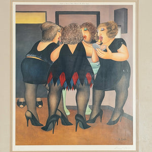 'Getting Ready' Limited Edition Beryl Cook Print
