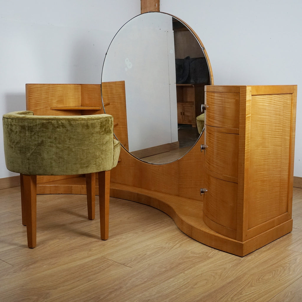 An Art Deco Dressing Table and Stool by Betty Joel