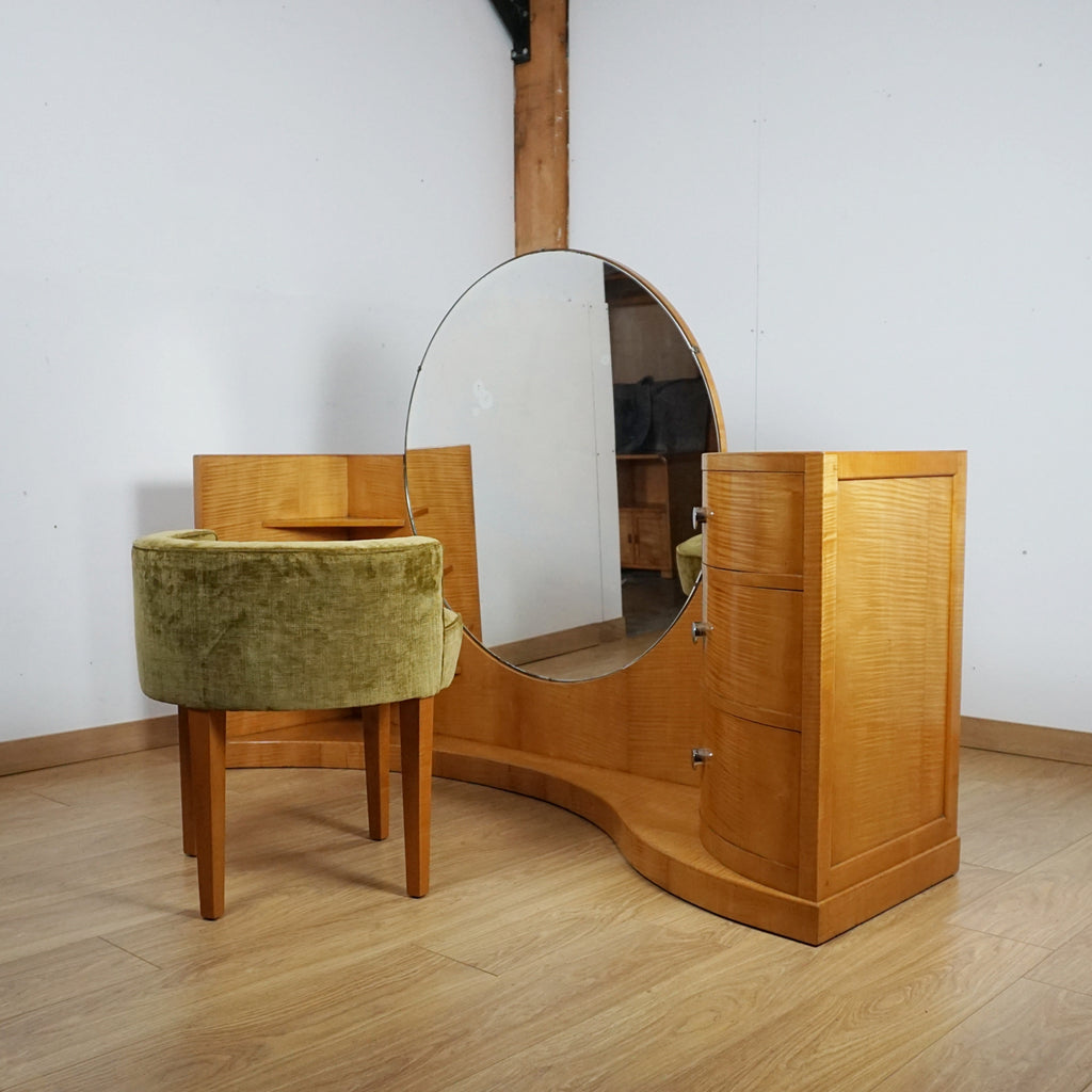 An Art Deco Dressing Table and Stool by Betty Joel
