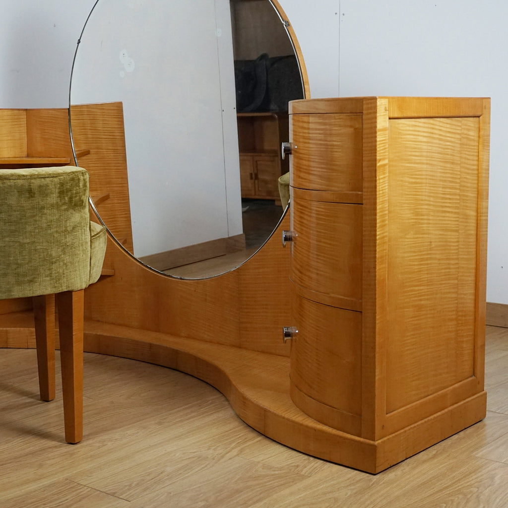 An Art Deco Dressing Table and Stool by Betty Joel