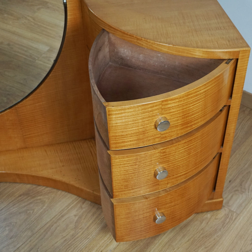 An Art Deco Dressing Table and Stool by Betty Joel